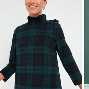 Tuckernuck Blackwatch Plaid Faye Blouse, size XL (10-12)